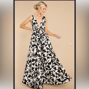 NWT “Subtly Sweet” Red Dress Boutique Maxi Dress